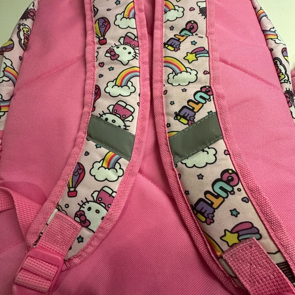 Hello Kitty Pink and Yellow Backpack with T-Shirt - Picture 5 of 6